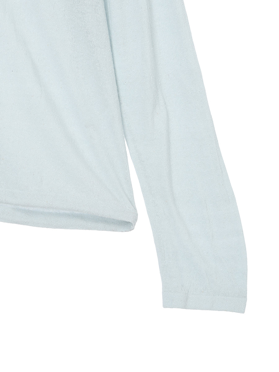 100% silk long sleeve KNIT