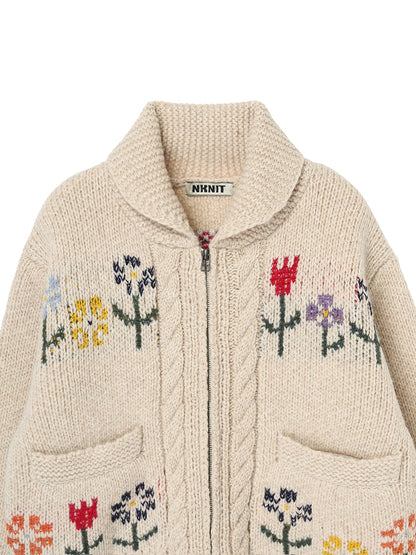 sweet home zip KNIT