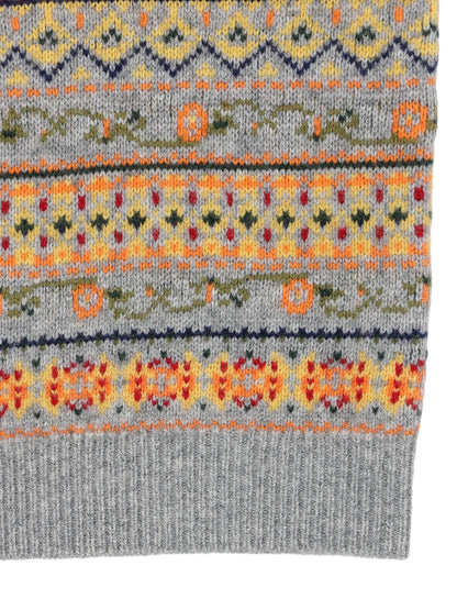 jacquard pattern KNIT vest