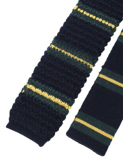 striped KNIT tie