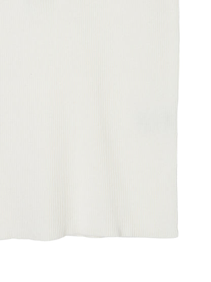 rib  henry neck KNIT  tank top