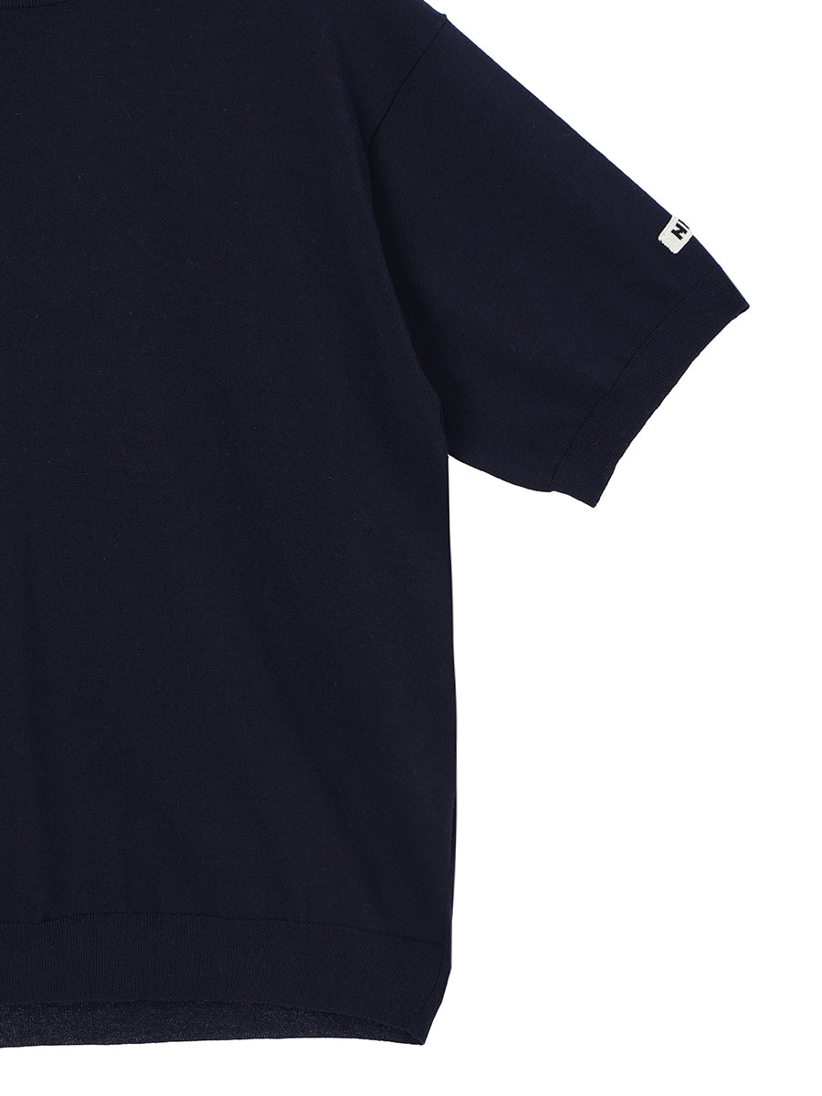 cotton/acetate KNIT t-shirt（large) – NKNIT