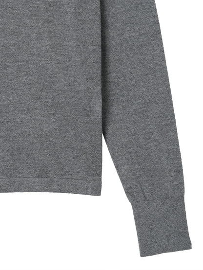 cashmere/silk high gauge KNIT polo shirt