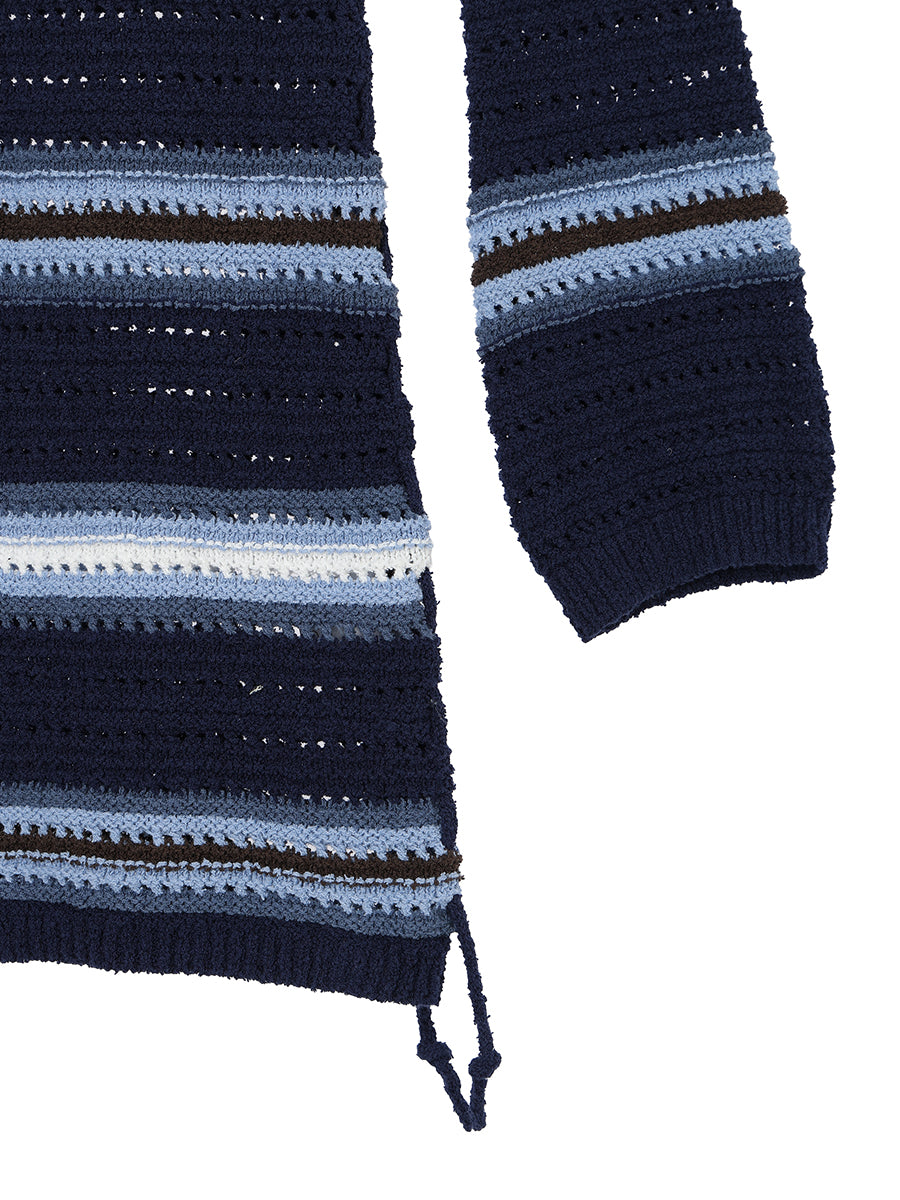 mesh KNIT mini dress