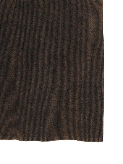 dyed rib  henry neck KNIT  tank top