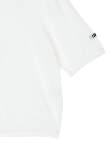 cotton/acetate KNIT t-shirt（mini) – NKNIT