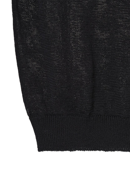 crispy cotton sleeveless KNIT