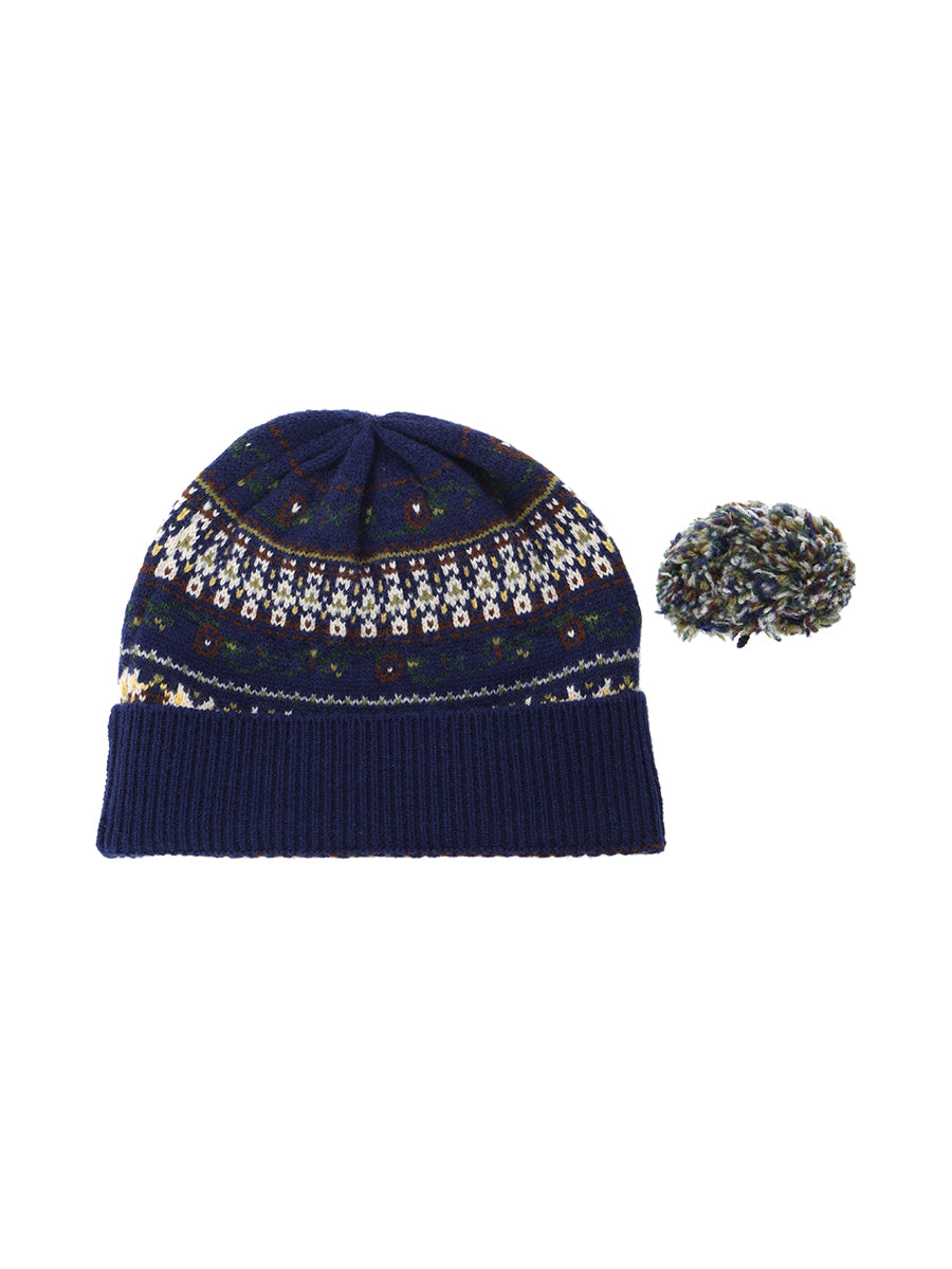 jacquard pattern KNIT beanie