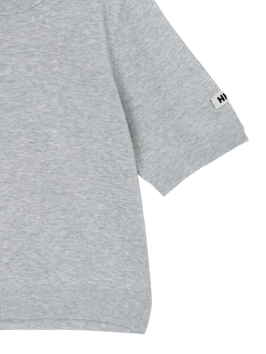 cotton/acetate KNIT t-shirt（mini) – NKNIT