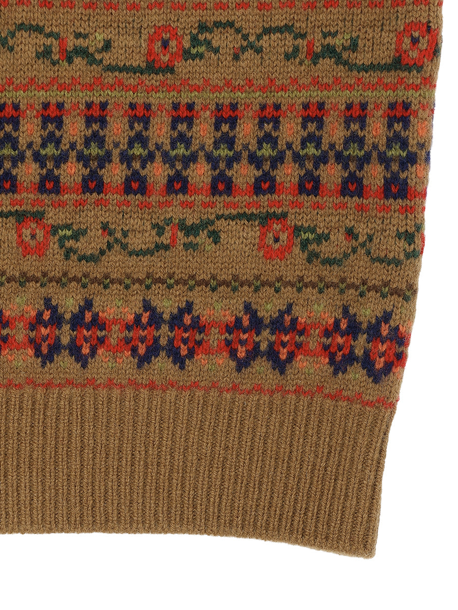 jacquard pattern KNIT vest
