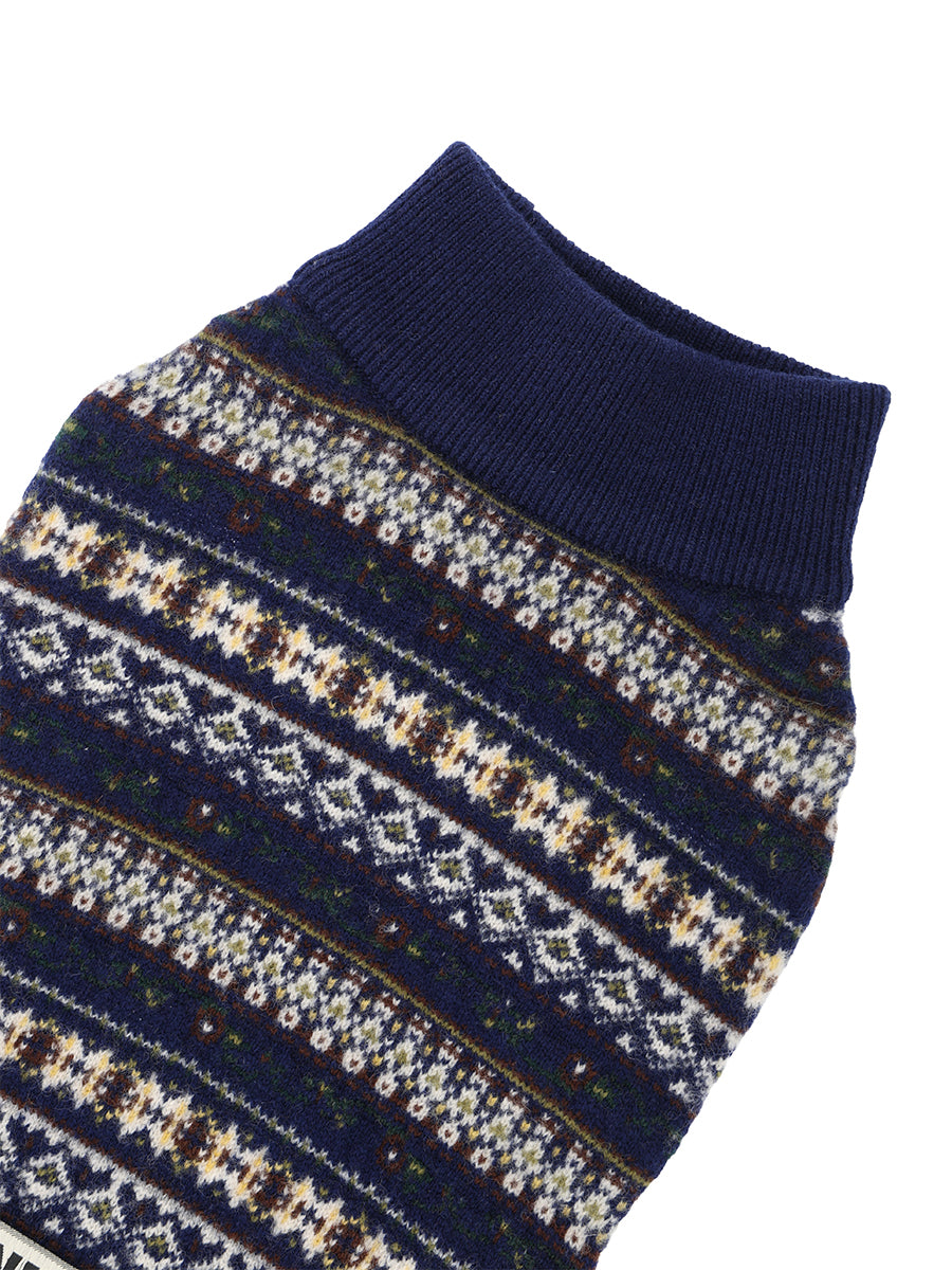 jacquard pattern dog KNIT