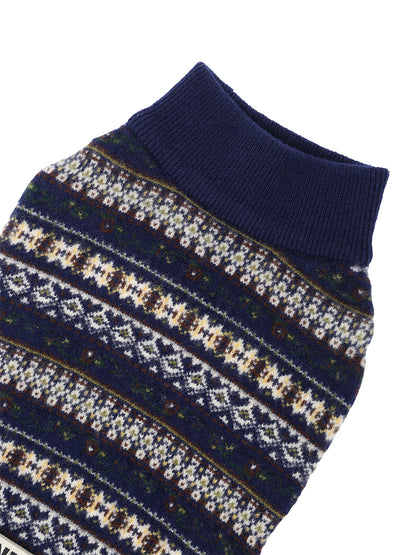 jacquard pattern dog KNIT