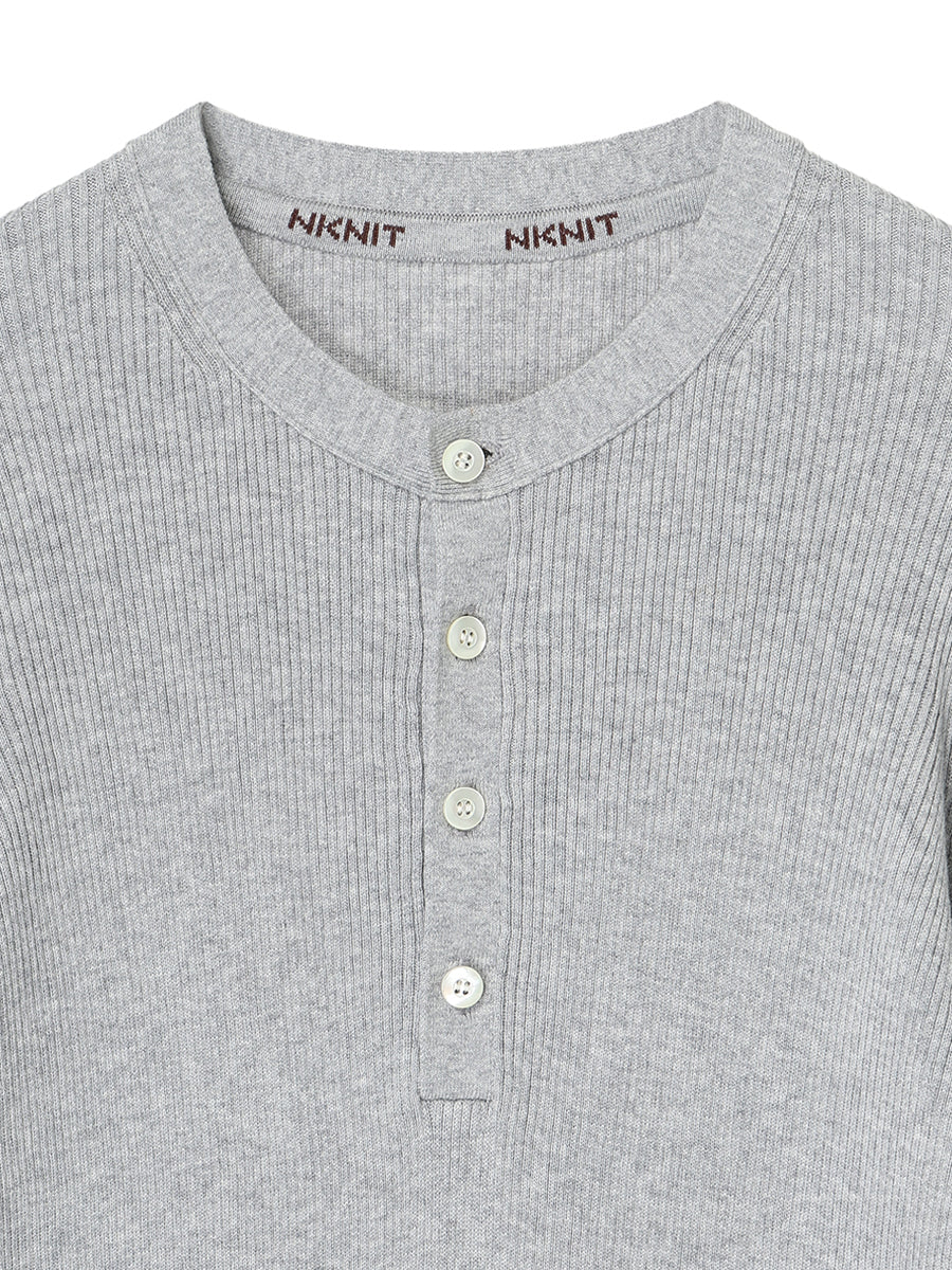 cotton henley KNIT