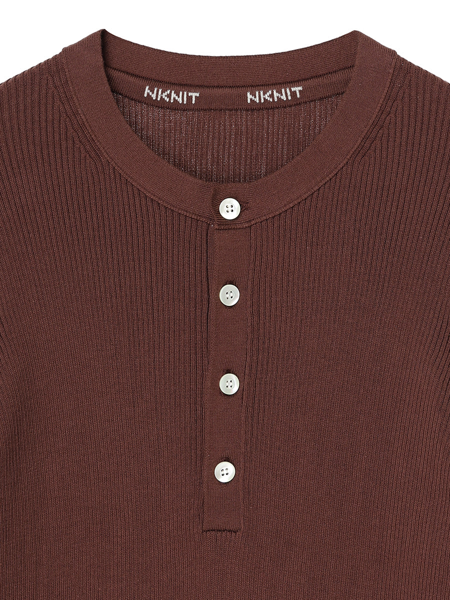 cotton henley KNIT