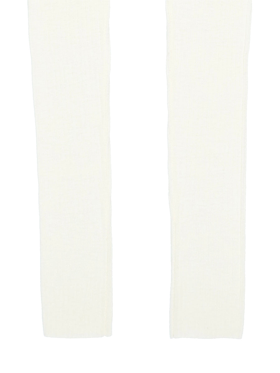 sheer rib KNIT leggings