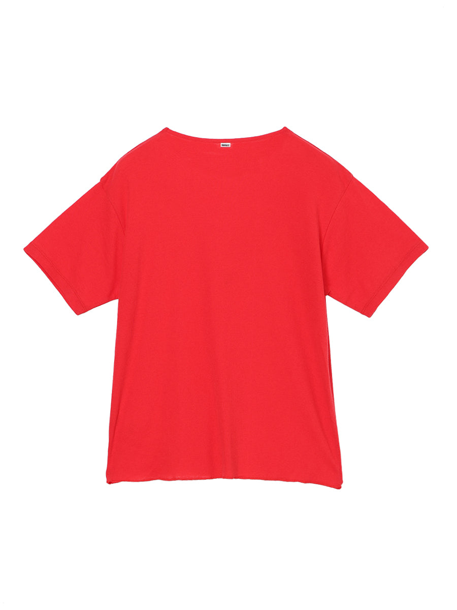cotton/cashmere feathery T-shirt (small) – NKNIT