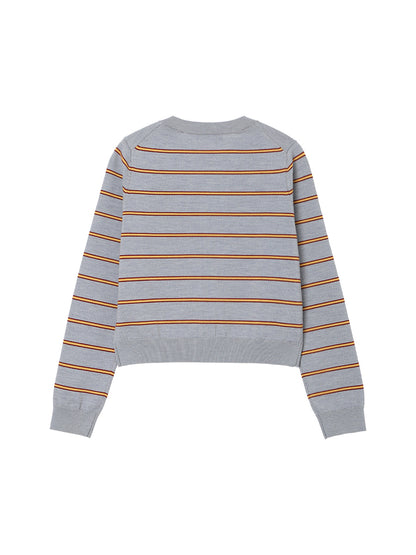 NKNIT logo cardigan