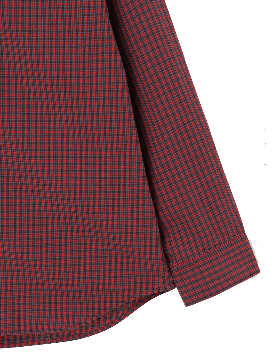 oversized checkered shirt