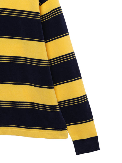 velvet touch KNIT polo shirt