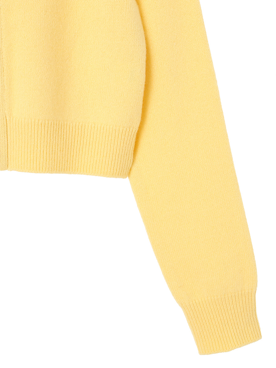 cashmere high neck KNIT cardigan　【small】