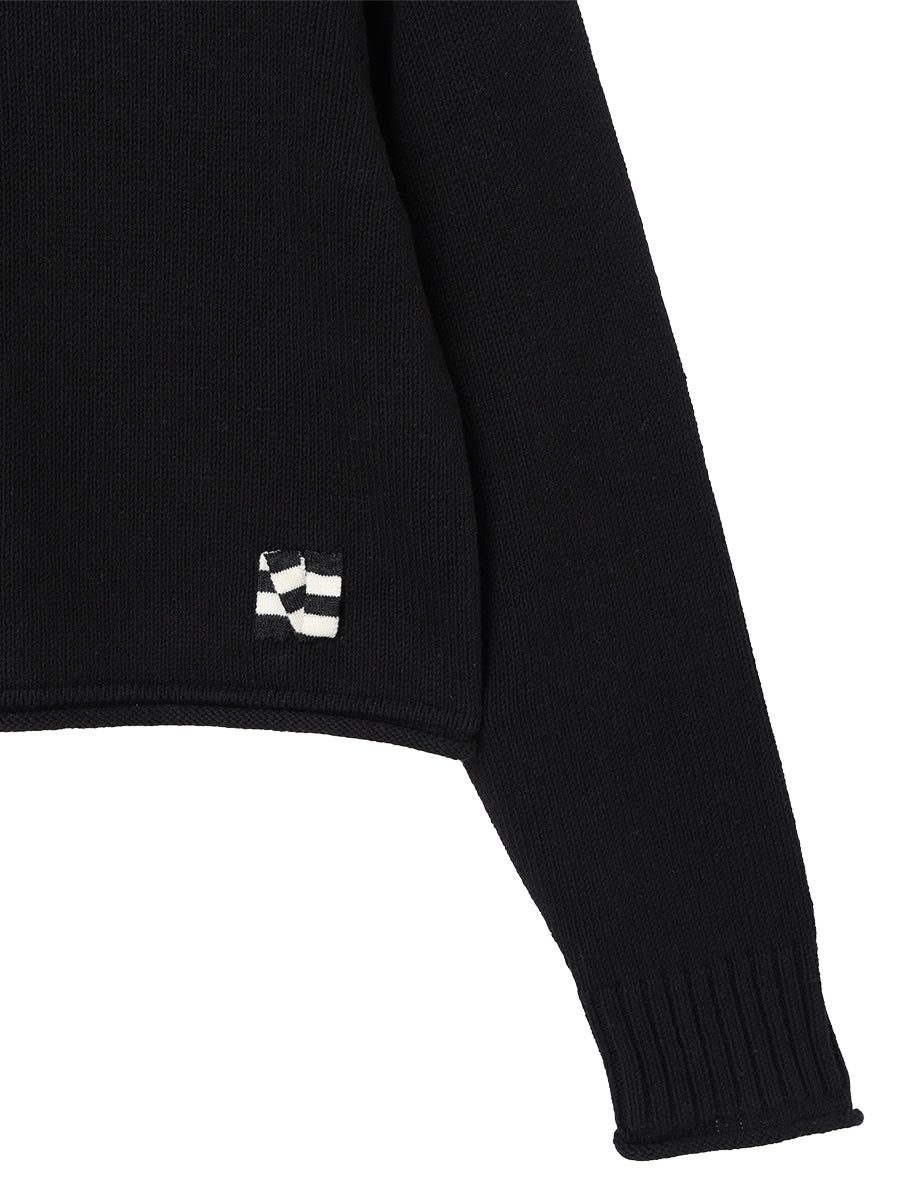N logo roll-neck KNIT