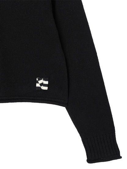 N logo roll-neck KNIT