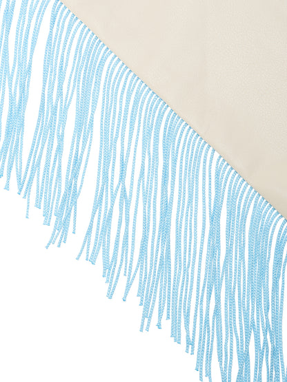 triangle fringe scarf