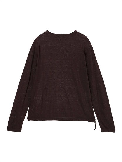 100% silk long sleeve KNIT