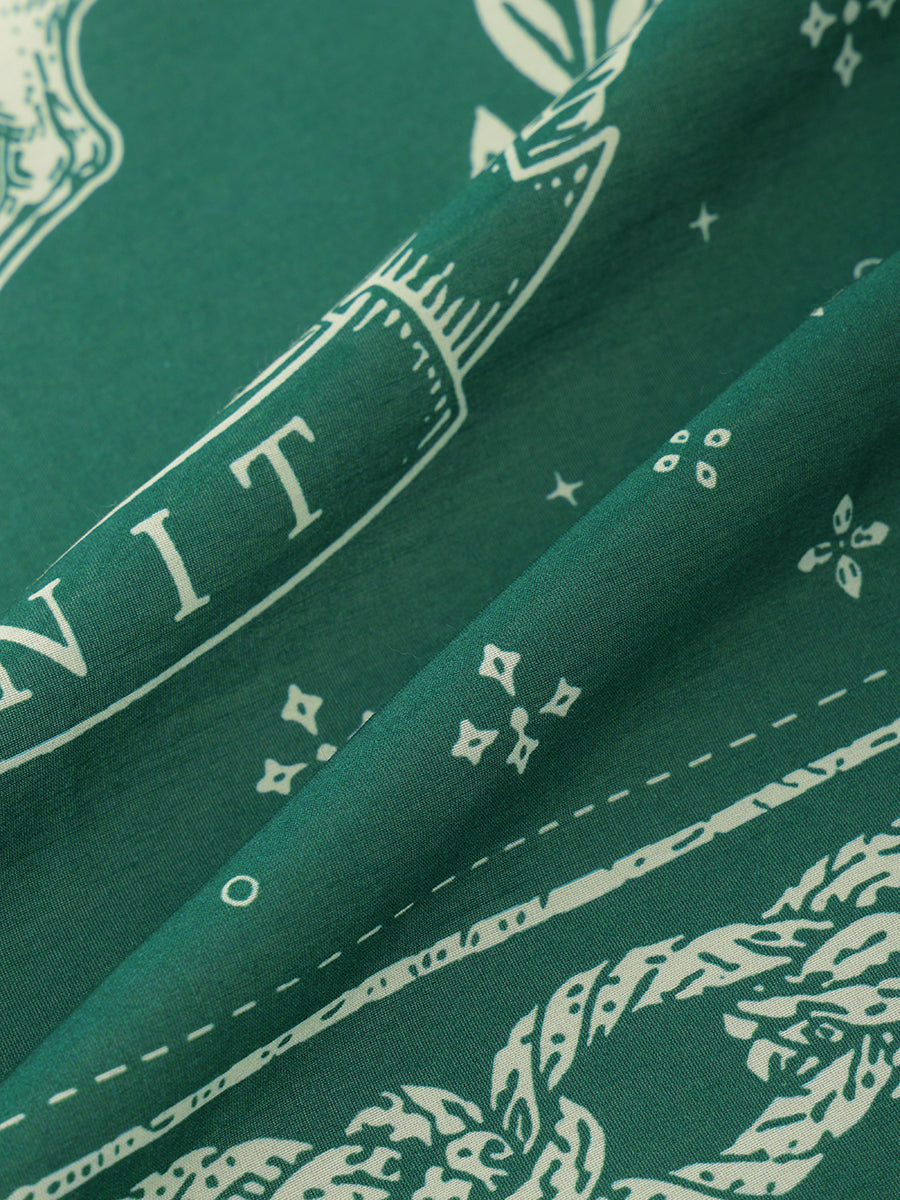 horse motif silk blend scarf