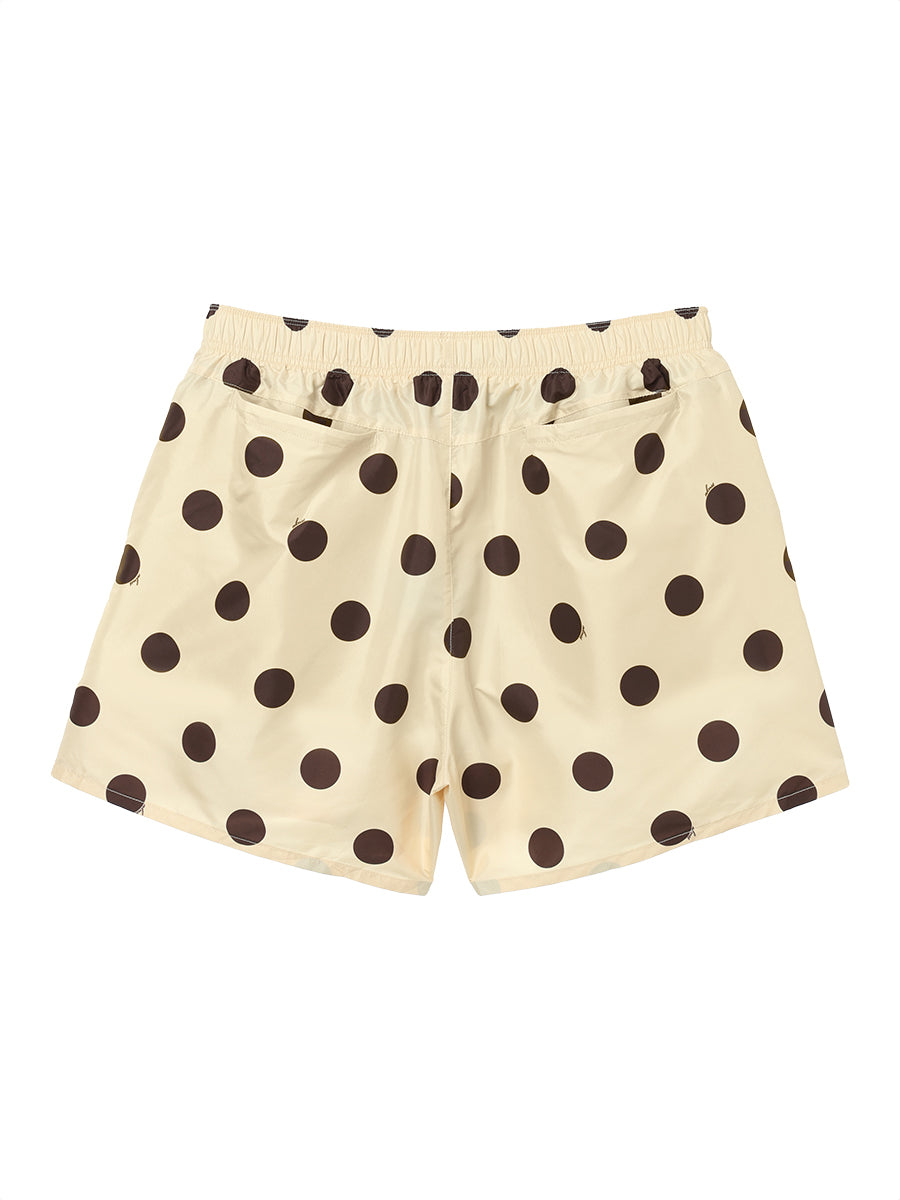 dot swim shorts