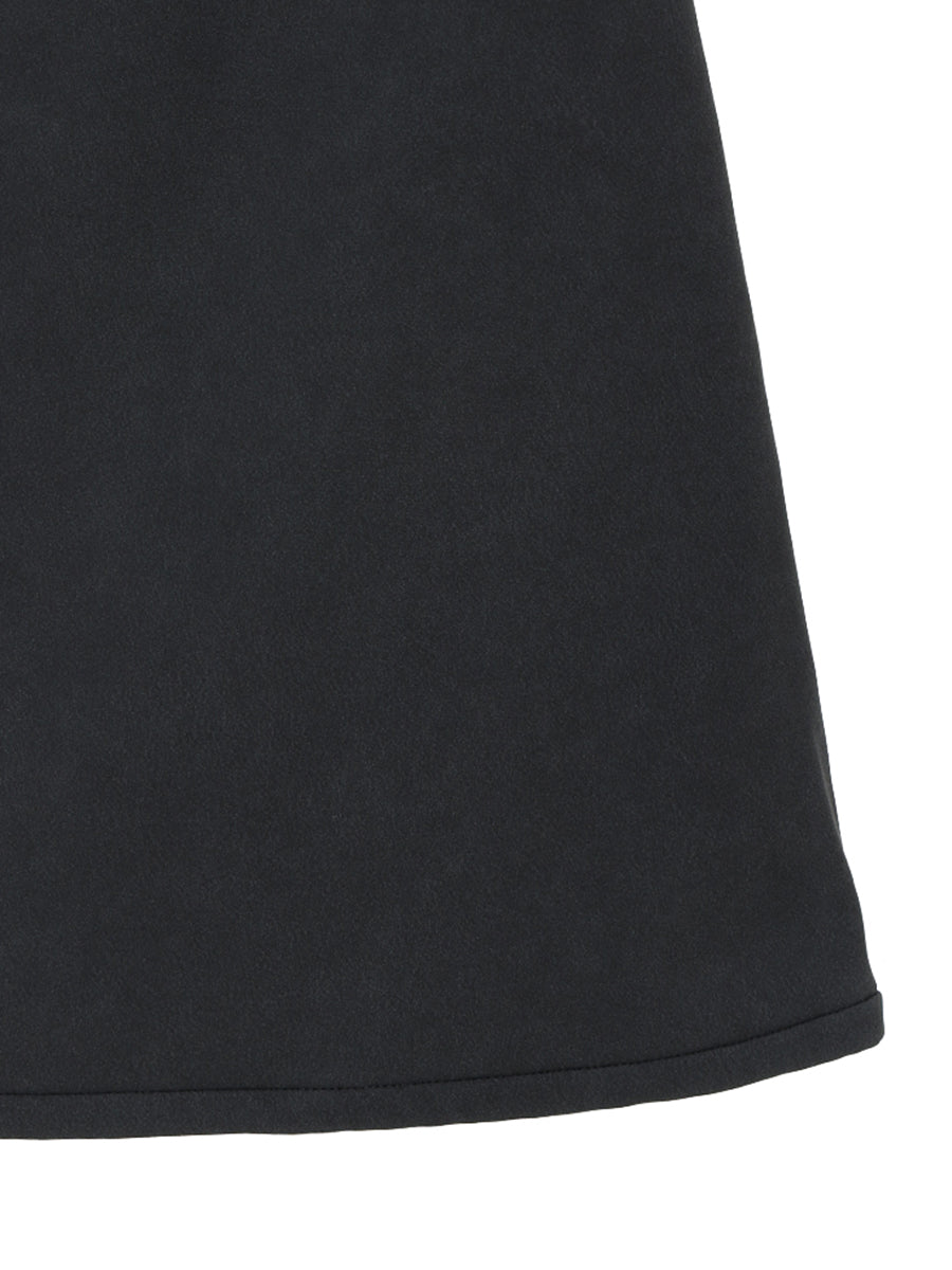 faux suede mini dress