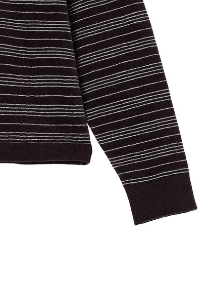 velvet touch KNIT polo shirt