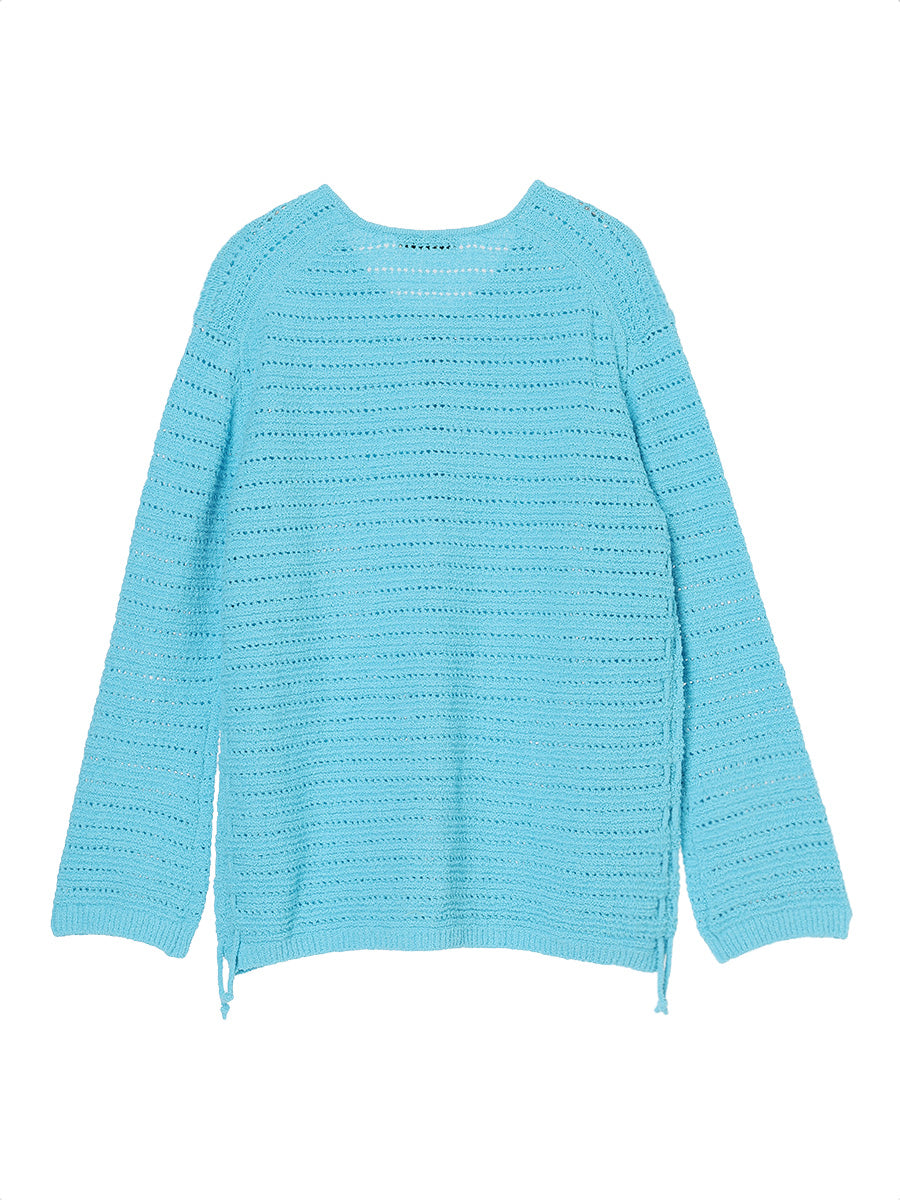 mesh KNIT tops