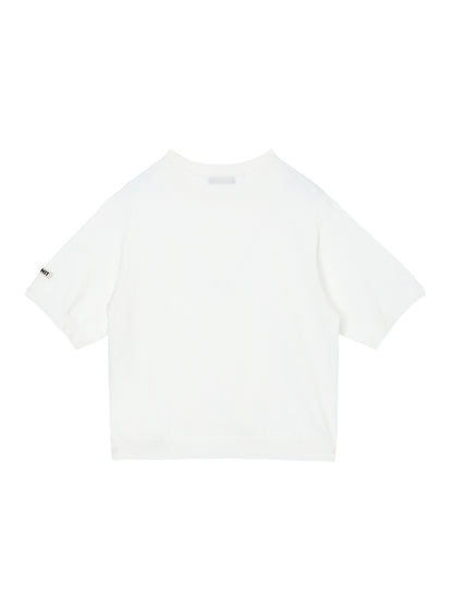 cotton/acetate KNIT t-shirt(medium)
