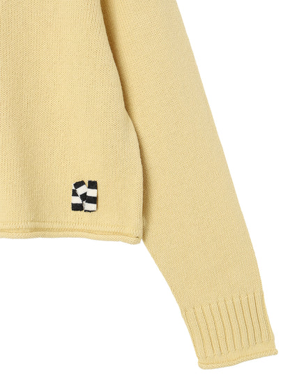 N logo roll-neck KNIT