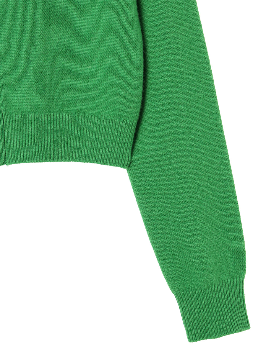 cashmere high neck KNIT cardigan　【small】