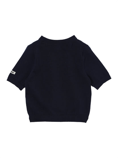 cotton/acetate KNIT t-shirt（mini)