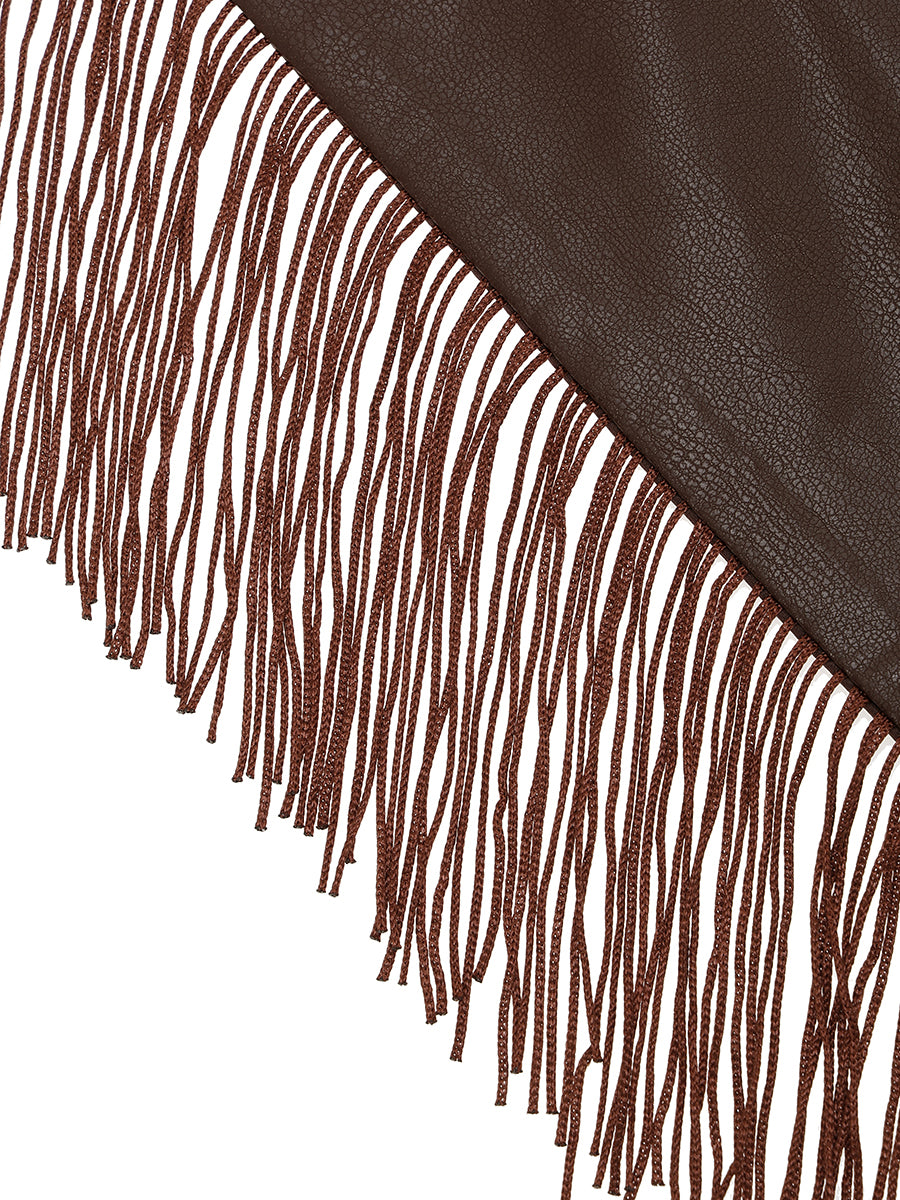 triangle fringe scarf