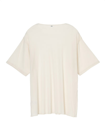cotton/cashmere feathery T-shirt (big)