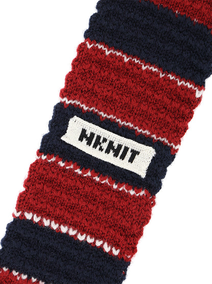 striped KNIT tie