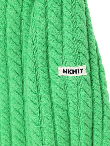 wool cable KNIT
