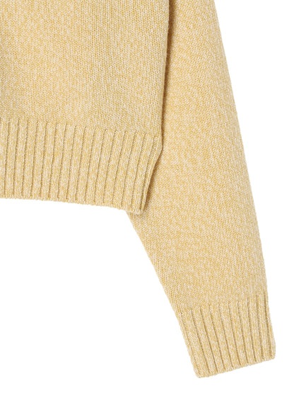 corduroy collar KNIT shirt