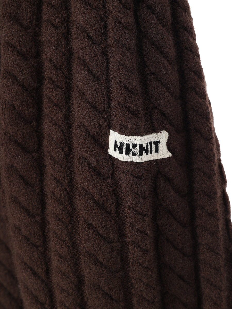 wool cable KNIT