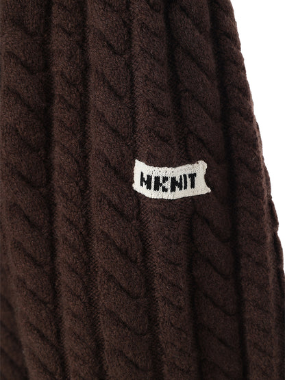 wool cable KNIT