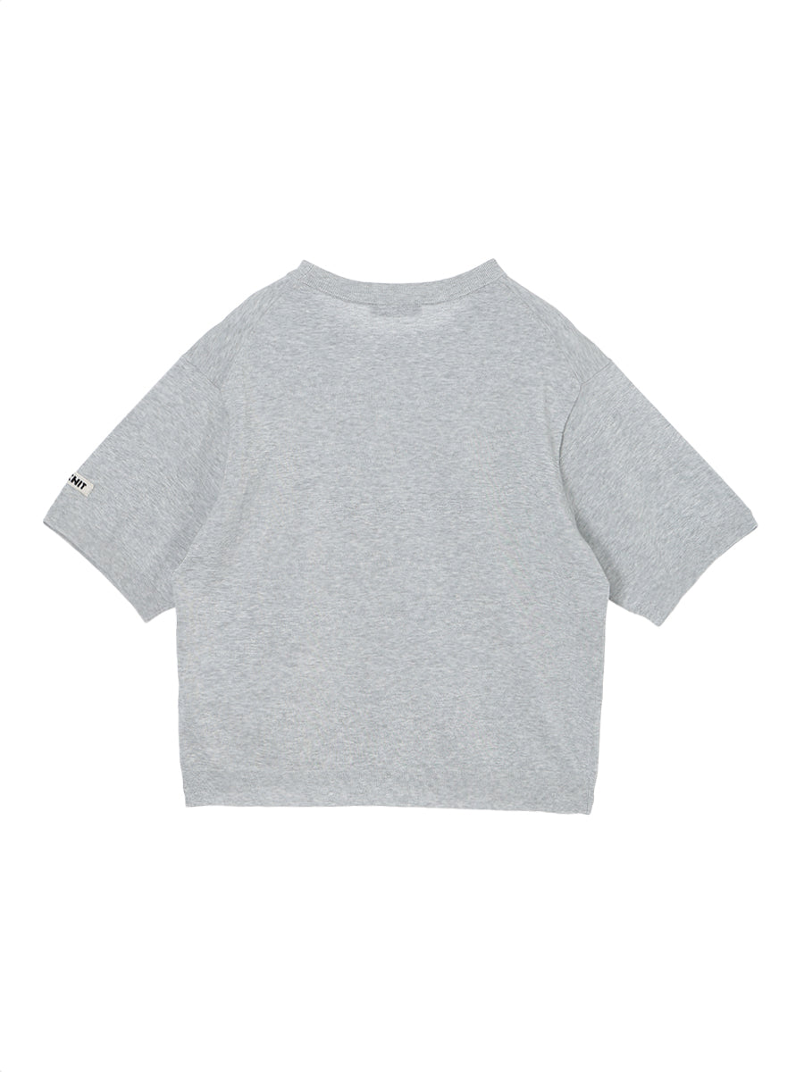 cotton/acetate KNIT t-shirt(medium)