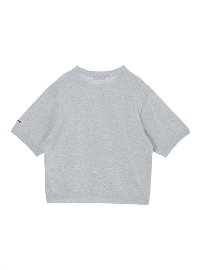 cotton/acetate KNIT t-shirt(medium)