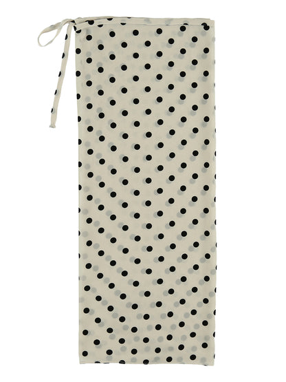 dot wrap skirt