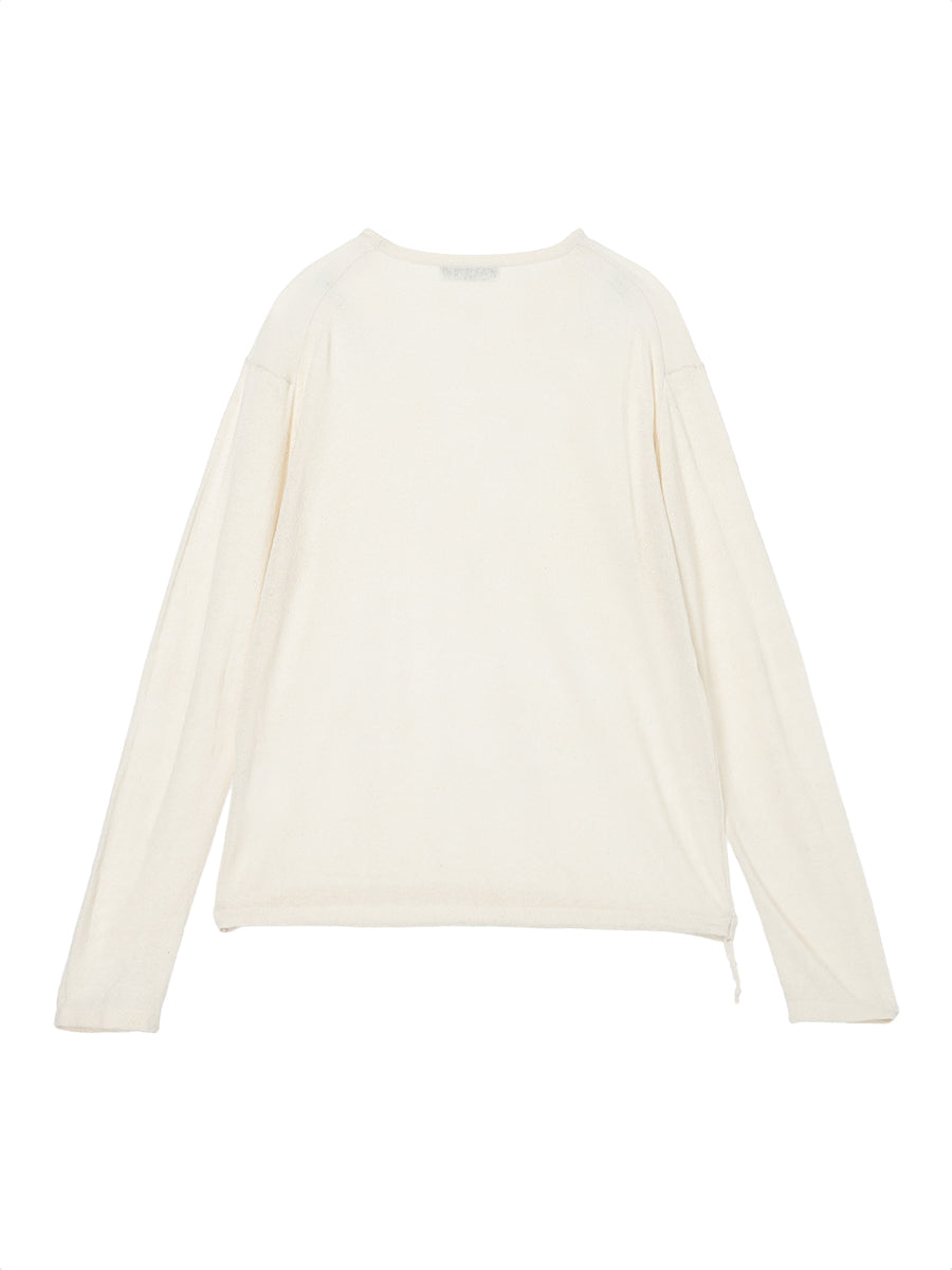 100% silk long sleeve KNIT