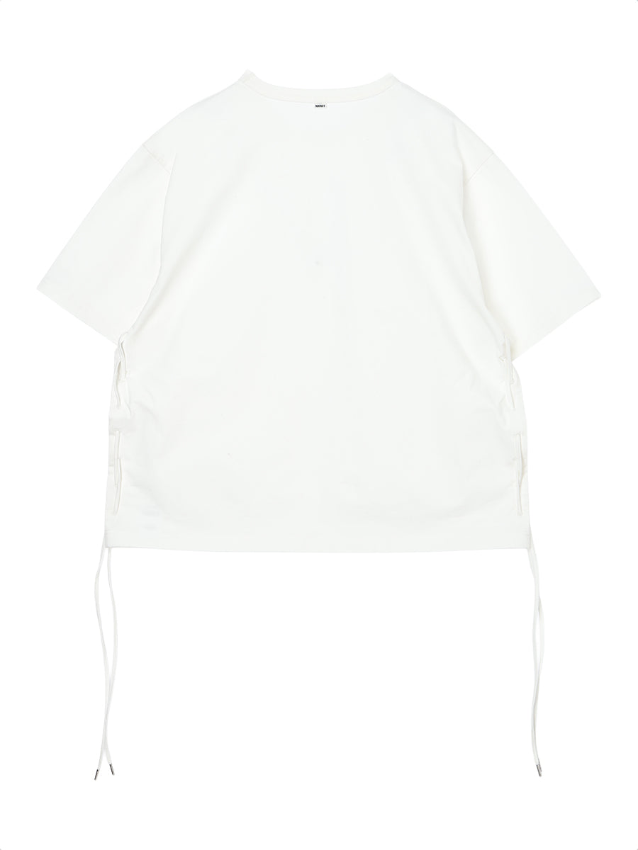 lace up t-shirt – NKNIT