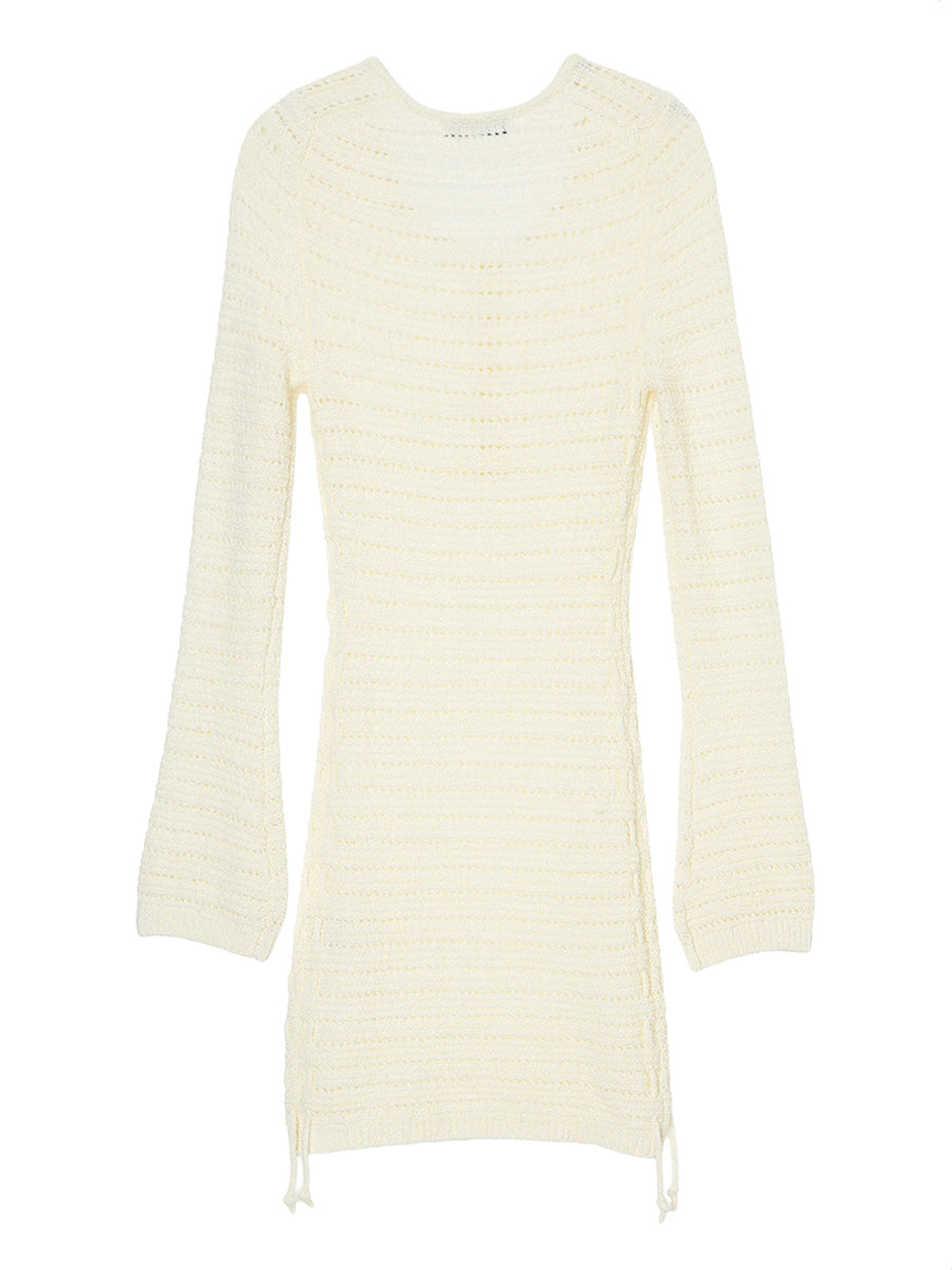 mesh KNIT mini dress